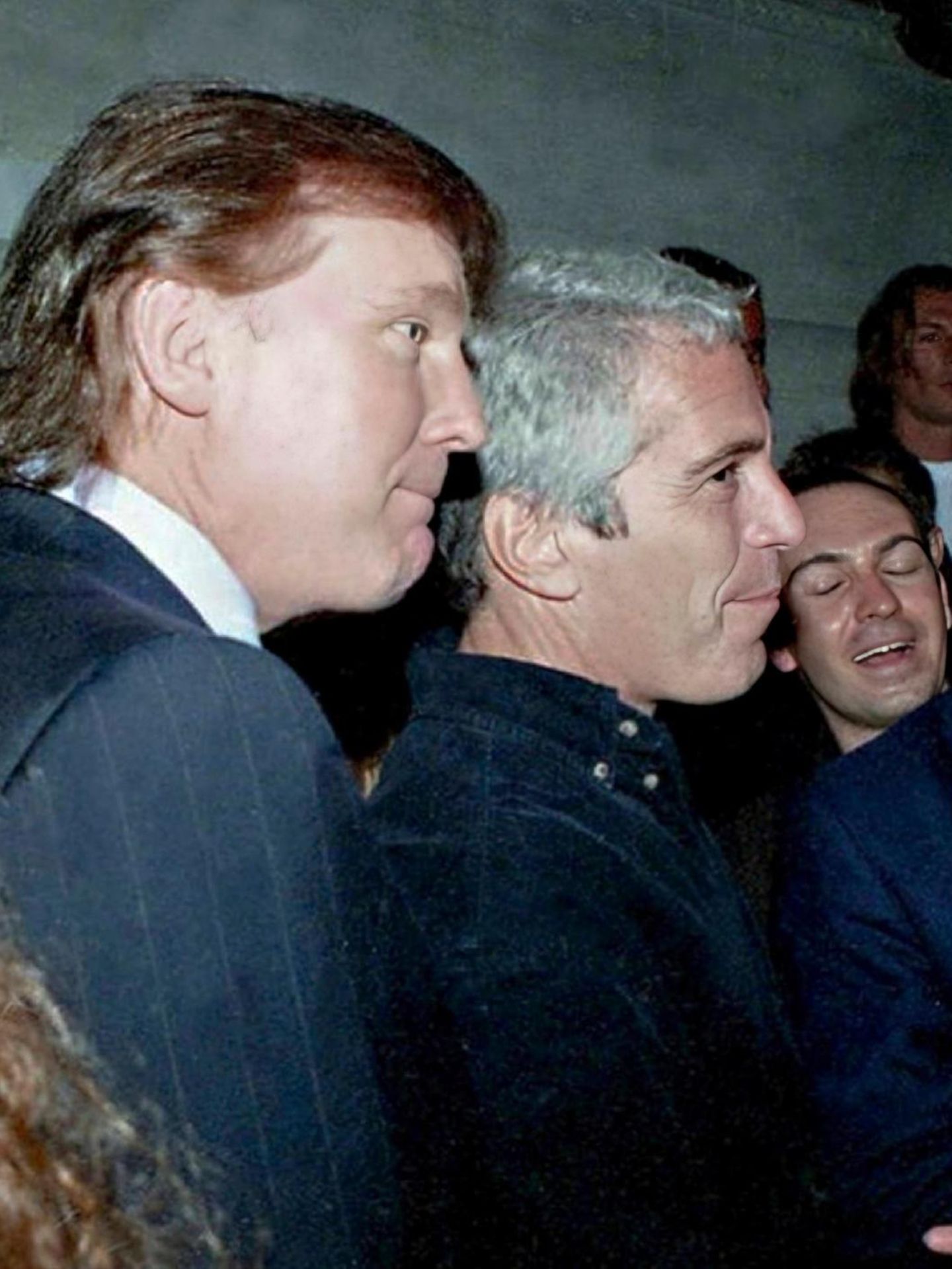 Epstein mit Trump auf einer Feier