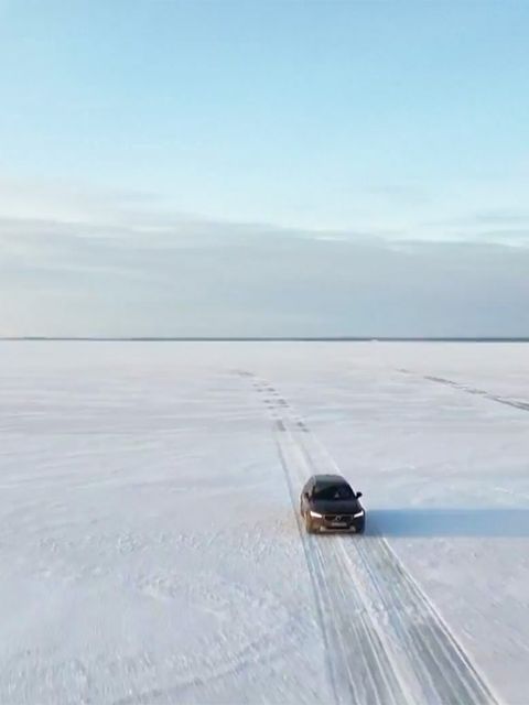 Eisstraße in Estland