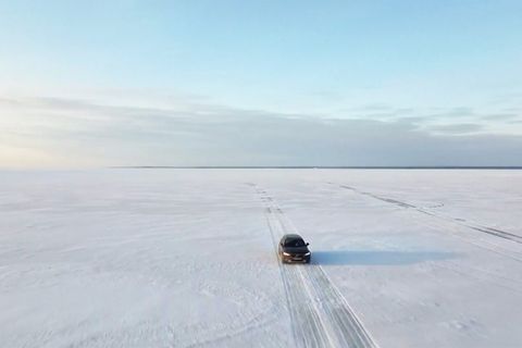 Eisstraße in Estland