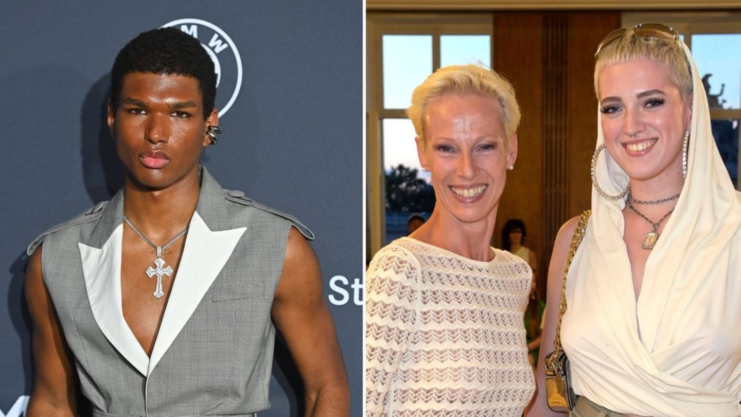 Jermaine war der erste männliche Gewinner bei "GNTM", Martina und Lou-Anne (r.) das erste Mutter-Tochter-Duo.