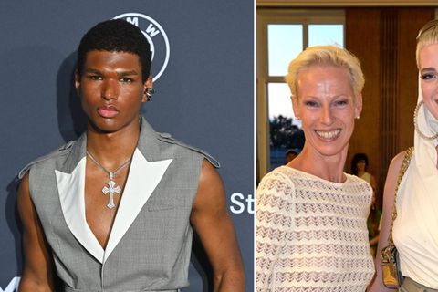 Jermaine war der erste männliche Gewinner bei "GNTM", Martina und Lou-Anne (r.) das erste Mutter-Tochter-Duo.