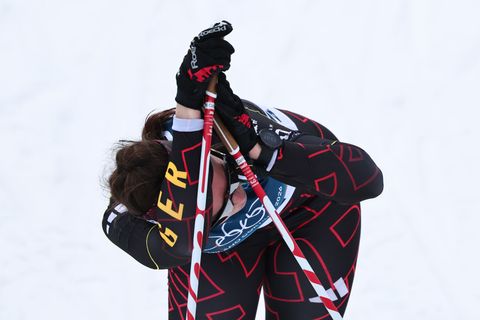 Coletta Rydzek verpasste im Sprint das Finale. Foto: Daniel Karmann/dpa