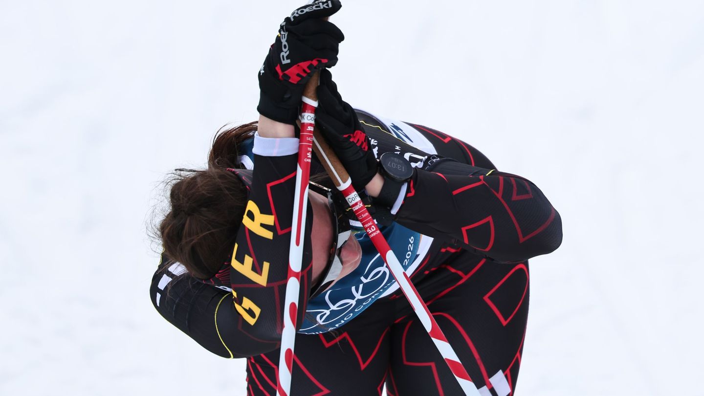 Coletta Rydzek verpasste im Sprint das Finale. Foto: Daniel Karmann/dpa