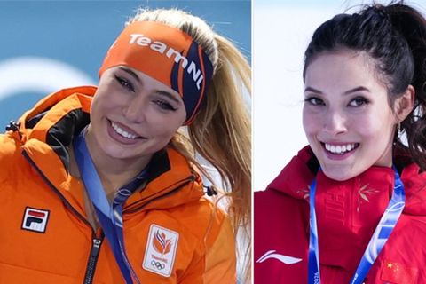 Jutta Leerdam (li.) und Eileen Gu mischen Olympia auf.