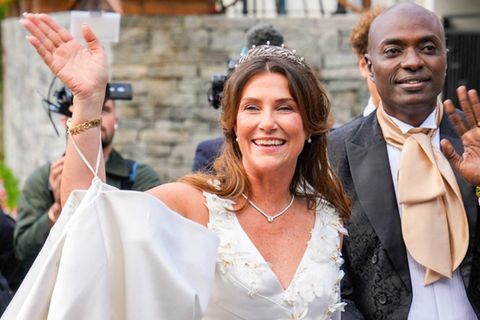 Prinzessin Märtha Louise und Durek Verrett bei ihrer Hochzeit am 31. August 2024.