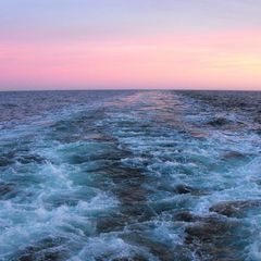 Besonders große Schiffen wirbeln mit ihrem Kielwasser das Meer kräftig auf