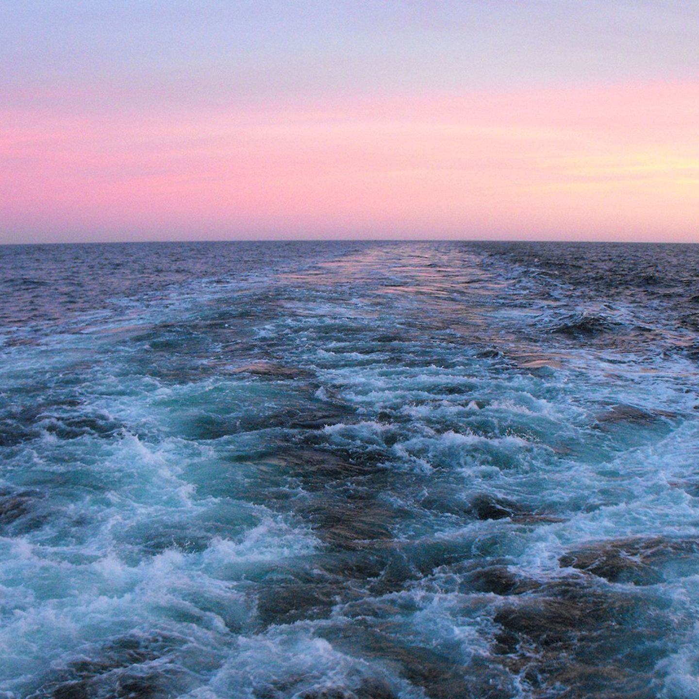 Besonders große Schiffen wirbeln mit ihrem Kielwasser das Meer kräftig auf