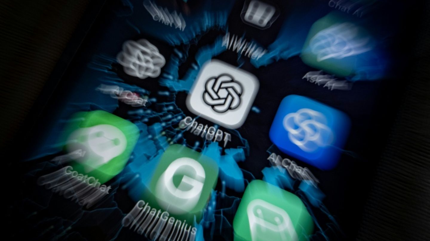 KI-Apps auf Smartphone