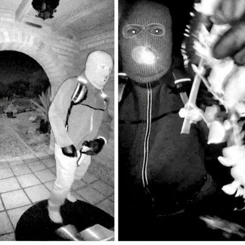 Schwarz-Weiß-Bilder aus der Tatnacht zeigen den mutmaßlichen Entführer von Nancy Guthrie