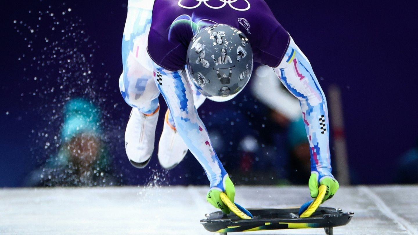 Skeleton-Fahrer Wladyslaw Heraskewytsch