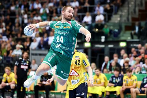 Moritz Preuss und der SC DHfK Leipzig spielten in Hamburg. (Archivbild) Foto: Jan Woitas/dpa