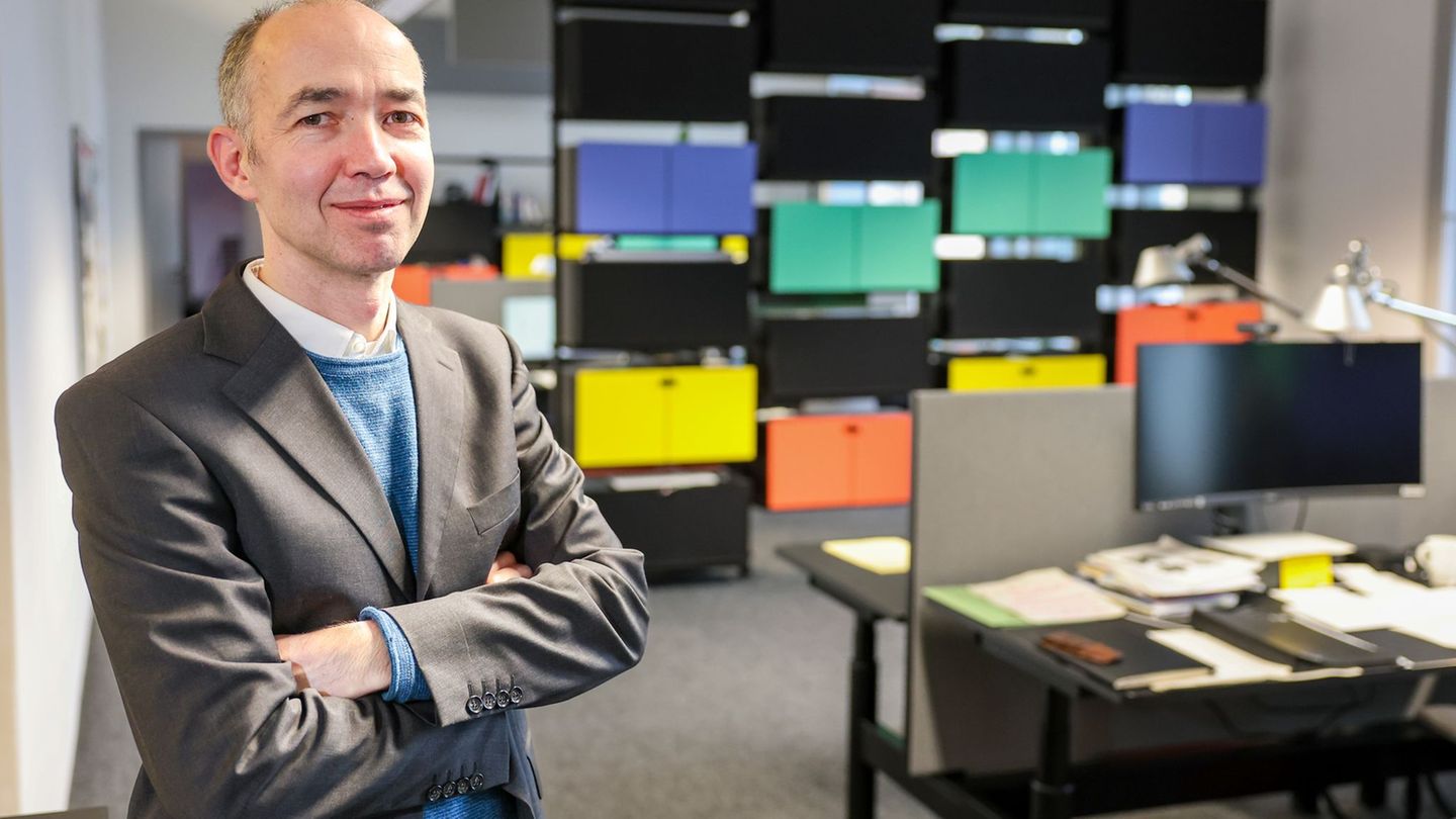 Wenn der Bau des Zukunftszentrums in Halle steht, sollen dort viel mehr Menschen arbeiten als jetzt. Foto: Jan Woitas/dpa