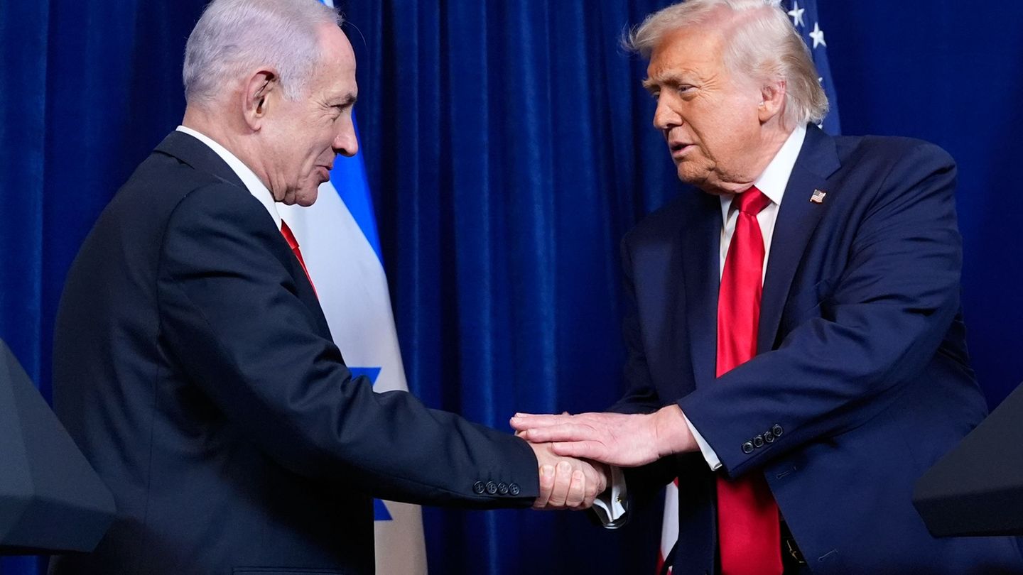 Es ist das siebte Treffen zwischen Israels Premier Netanjahu und US-Präsident Trump seit Trumps Amtsantritt. (Archivbild) Foto: