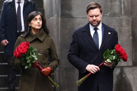 US-Vizepräsident JD Vance und seine Frau Usha Vance in Armenien