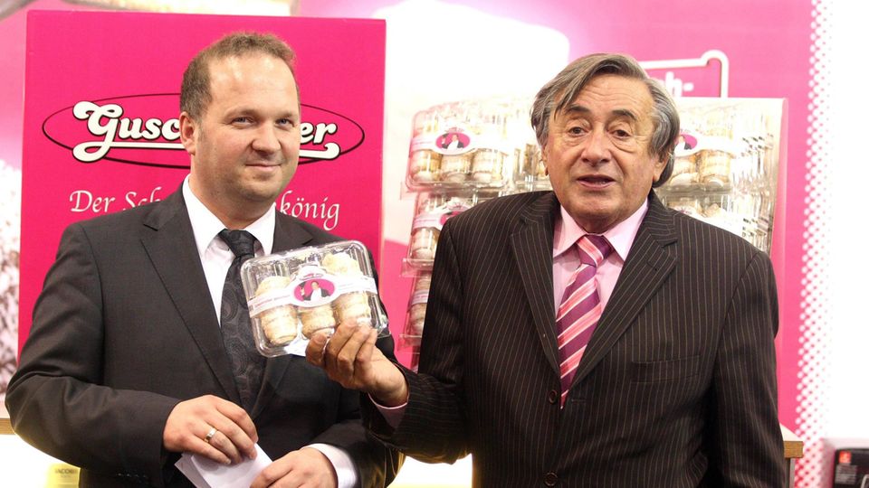 Karl Guschlbauer im Jahr 2008 mit seinem Freund und Vorbild Richard „Mörtel" Lugner