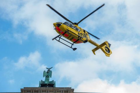 ADAC-Hubschrauber in Berlin