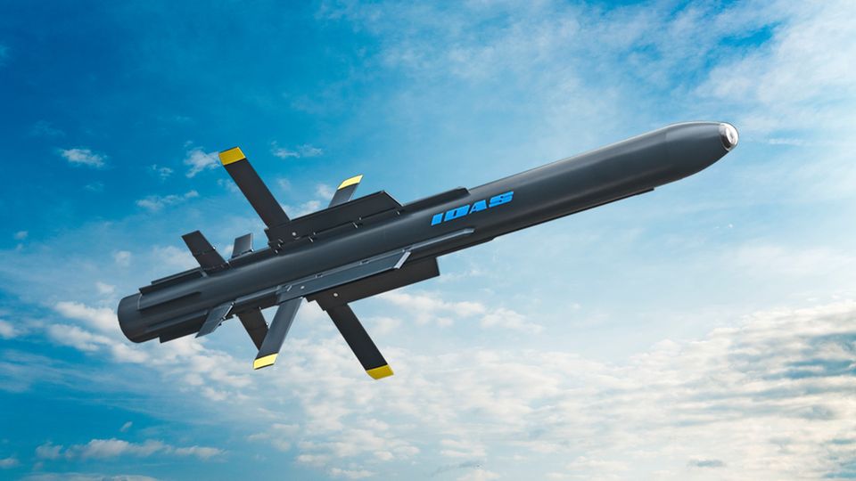 Computergrafik einer IDAS-Rakete