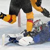 Vollen Körpereinsatz zeigt Italiens Torhüterin Gabriella Durante