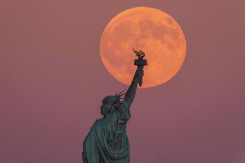 Die Freiheitsstatue in den USA