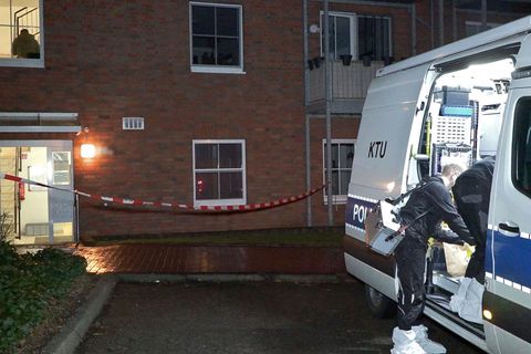 Nach der Tat nahm die Polizei den Tatort unter der Lupe, auch Kriminaltechniker nahmen ihre Arbeit auf. Foto: Justin Brosch/dpa