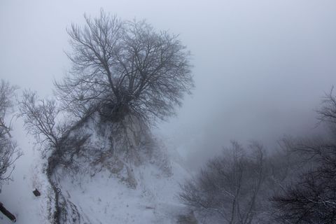 In Vorpommern gibt es weiter Winterwetter, während im Westteil des Landes am Mittwoch leichte Plusgrade herrschten. Foto: Jens B