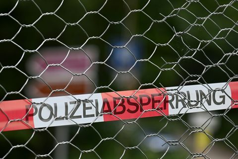 Absperrband der Polizei