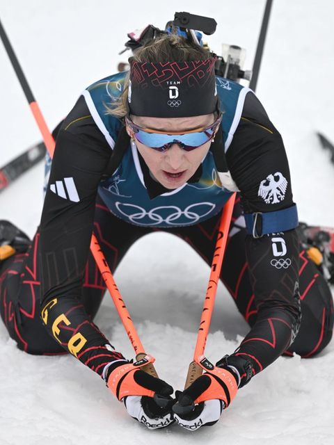 Franziska Preuß beim Biathlon