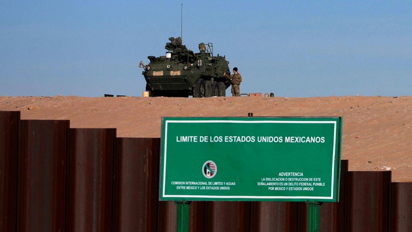 US-Grenzzaun bei Ciudad Juárez in Mexiko