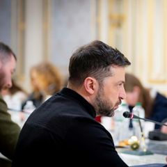 Selenskyj vergangene Woche in Kiew