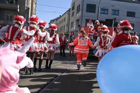 In den kommenden Tagen finden wieder die Karnevalsumzüge statt. (Archivbild) Foto: Heiko Rebsch/dpa