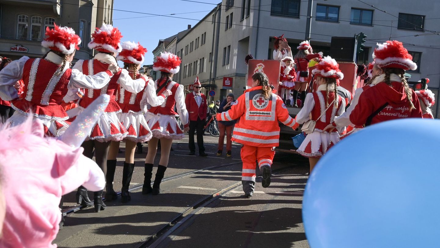 In den kommenden Tagen finden wieder die Karnevalsumzüge statt. (Archivbild) Foto: Heiko Rebsch/dpa