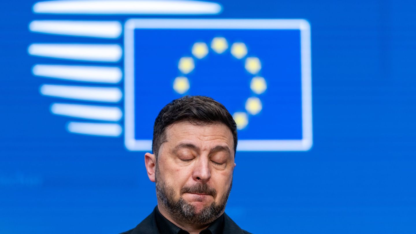 Der ukrainische Präsident Wolodymyr Selenskyj will ein genaues Datum für einen EU-Beitritt seines Landes. (Archivbild) Foto: Mic