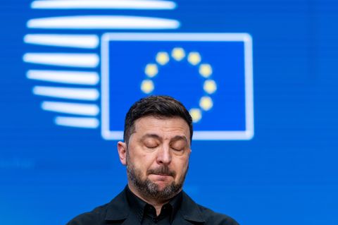 Der ukrainische Präsident Wolodymyr Selenskyj will ein genaues Datum für einen EU-Beitritt seines Landes. (Archivbild) Foto: Mic