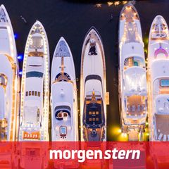 Morgensern Symbolbild Luxusyachten