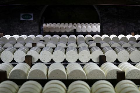 Käse in Roquefort-sur-Soulzon