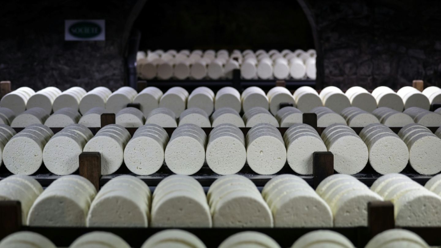 Käse in Roquefort-sur-Soulzon