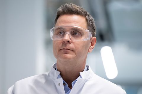 Roche-Geschäftsführer Thomas Schinecker. Foto: Sven Hoppe/dpa Pool/dpa
