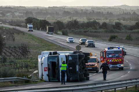 In Frankreich gab es durch den Sturm "Nils" einen Toten. Foto: Ed Jones/AFP/dpa