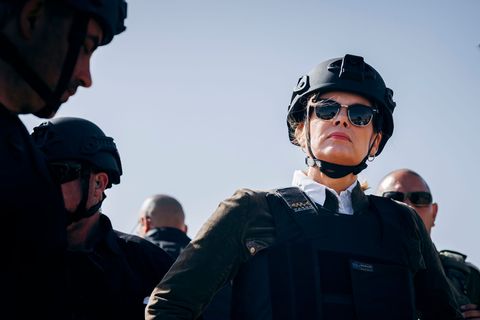 Als erste deutsche Politikerin nach dem Überfall der Hamas vom 7. Oktober im Gazastreifen: Bundestagspräsidentin Klöckner Foto: