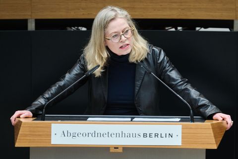 Ute Bonde (CDU) ist seit Mai 2024 Verkehrssenatorin in Berlin. Foto: Annette Riedl/dpa