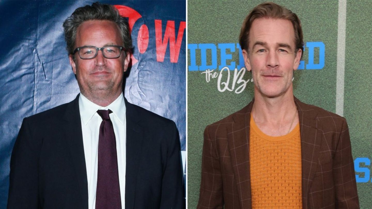 Matthew Perry (l.) und James Van Der Beek wurden durch ihre Erfolgsserie weltberühmt.