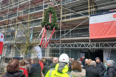 Das neue Zentrum für Lehrerbildung an der Universität Potsdam soll möglichst Ende des Jahres fertig sein. Foto: Johanna Czech/dp