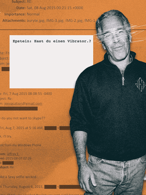 GIF: Epstein mir sich bewegenden Chatverläufen