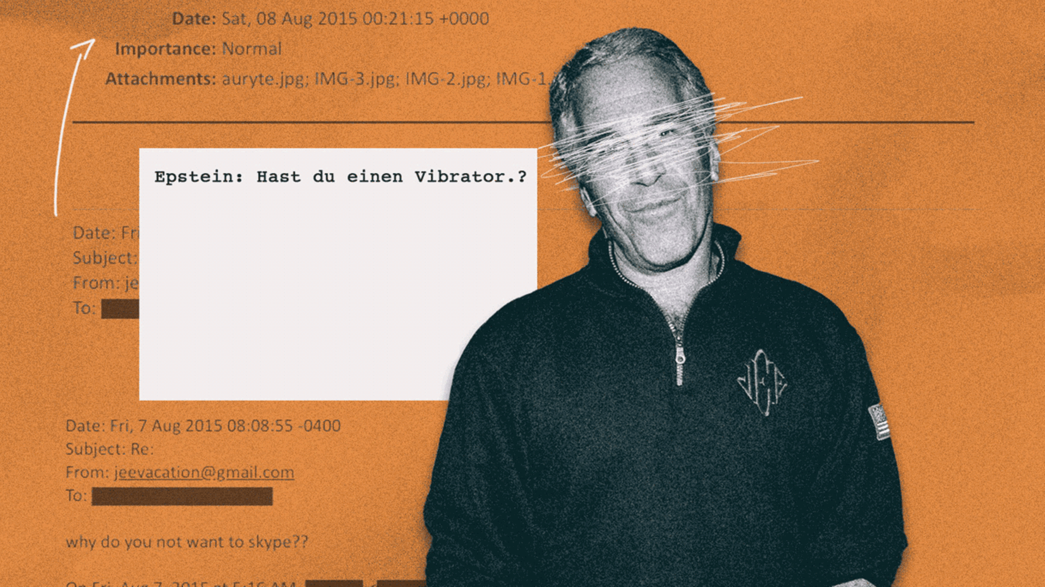 GIF: Epstein mir sich bewegenden Chatverläufen