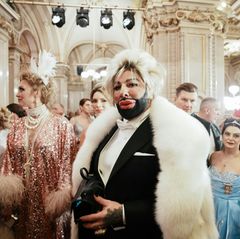 Den hier kennen Sie sicherlich: Auch Modedesigner Harald Glööckler ließ sich blicken