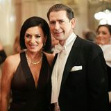 Elisabeth Köstinger nebst des ehemaligen österreichischen Bundeskanzlers Sebastian Kurz 