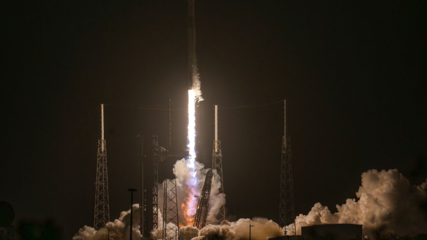 Start vom Weltraumbahnhof in Cape Canaveral