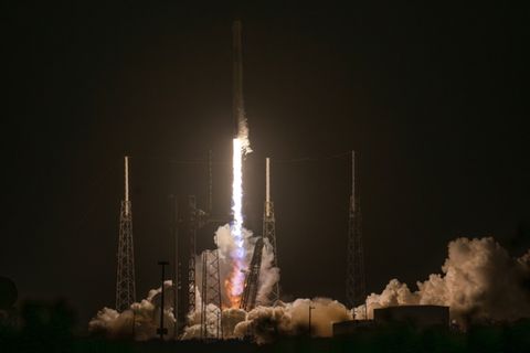 Start vom Weltraumbahnhof in Cape Canaveral