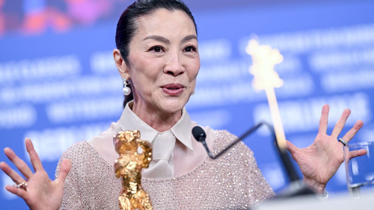 Ein Hollywoodstar auf der Berlinale: Michelle Yeoh. Foto: Britta Pedersen/dpa