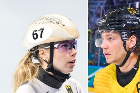 Die ehemalige Shorttrackerin Anna Seidel und Eishockey-Star Moritz Seider sind seit einigen Jahren ein Paar.